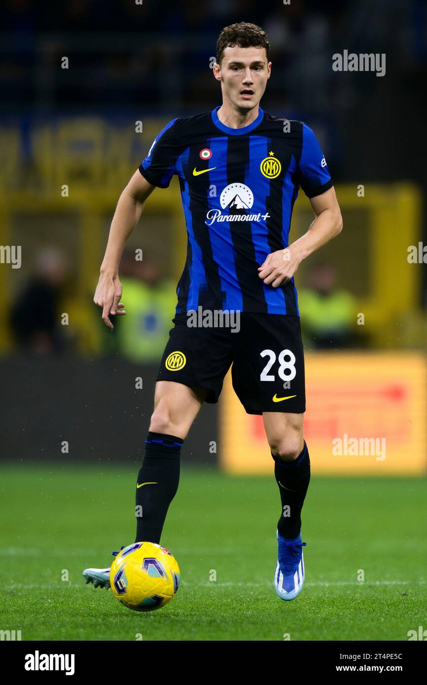 Benjamin Pavard vom FC Internazionale in Aktion während des Fußballspiels Serie A zwischen FC Internazionale und AS Roma. Stockfoto