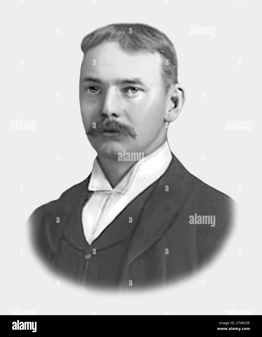 Jerome Klapka Jerome 1859-1927. Englischer Schriftsteller Humorist Stockfoto