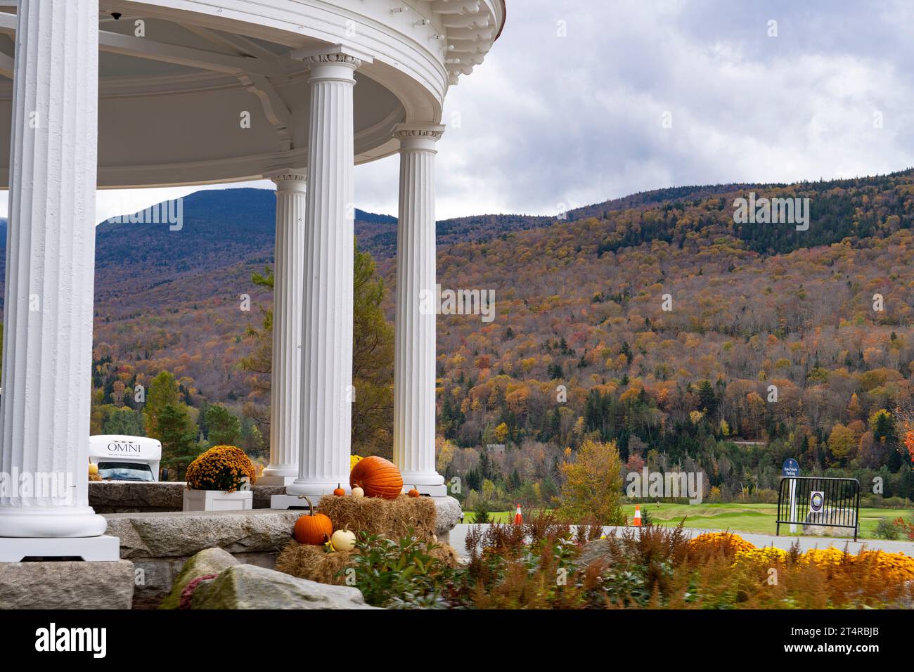 Mt. Washington Omni Resort, wo der Internationale Währungsfonds (IWF) gegründet wurde. Stockfoto