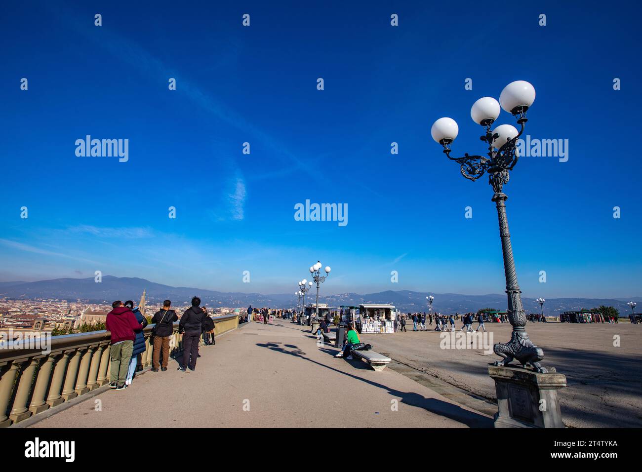 Florenz, die Hauptstadt der Toskana in Italien. Stockfoto