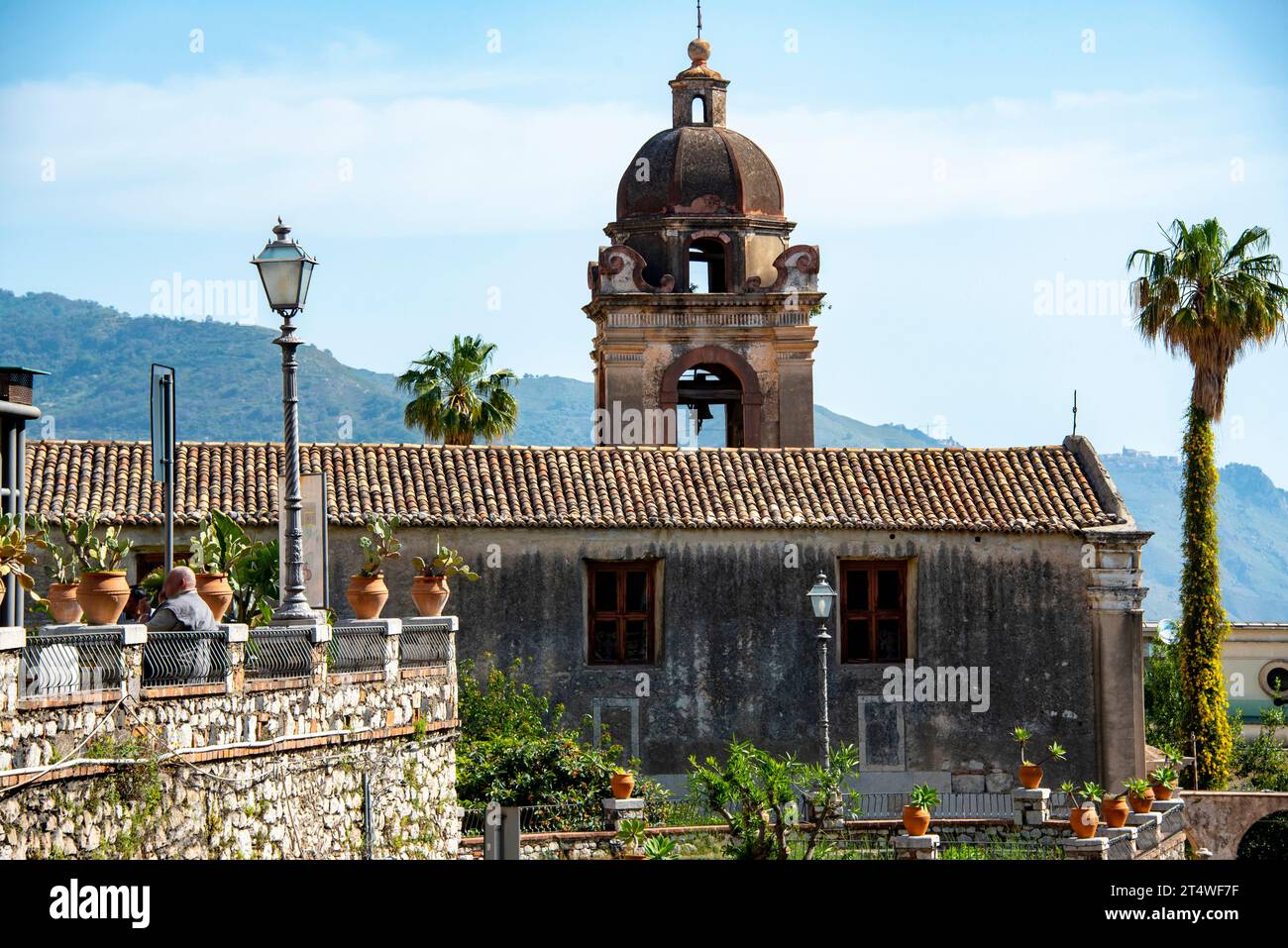 Kirche San Pancrazio - Taormina - Italien Stockfoto