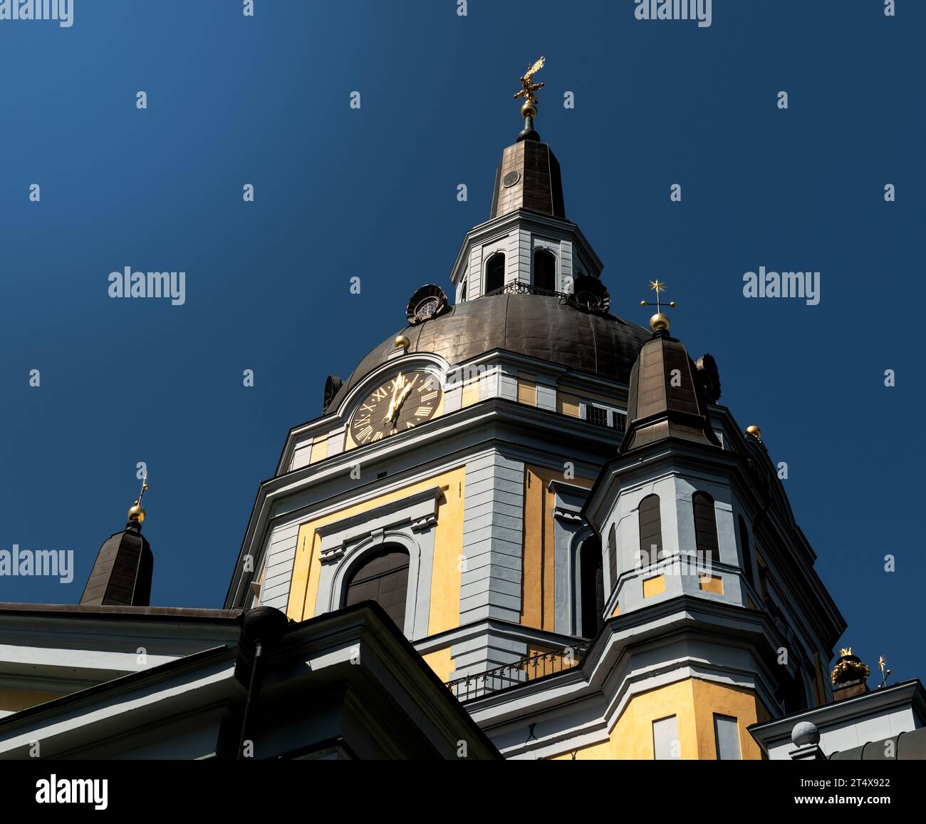 Katarina Kirche in Stockholm am sonnigen Tag im Mai Stockfoto
