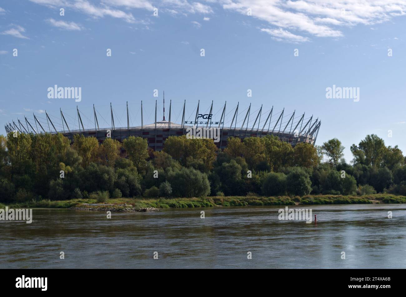 Warschau, Polen 24 09 2023: PGE Narodowy Stadion Stockfoto