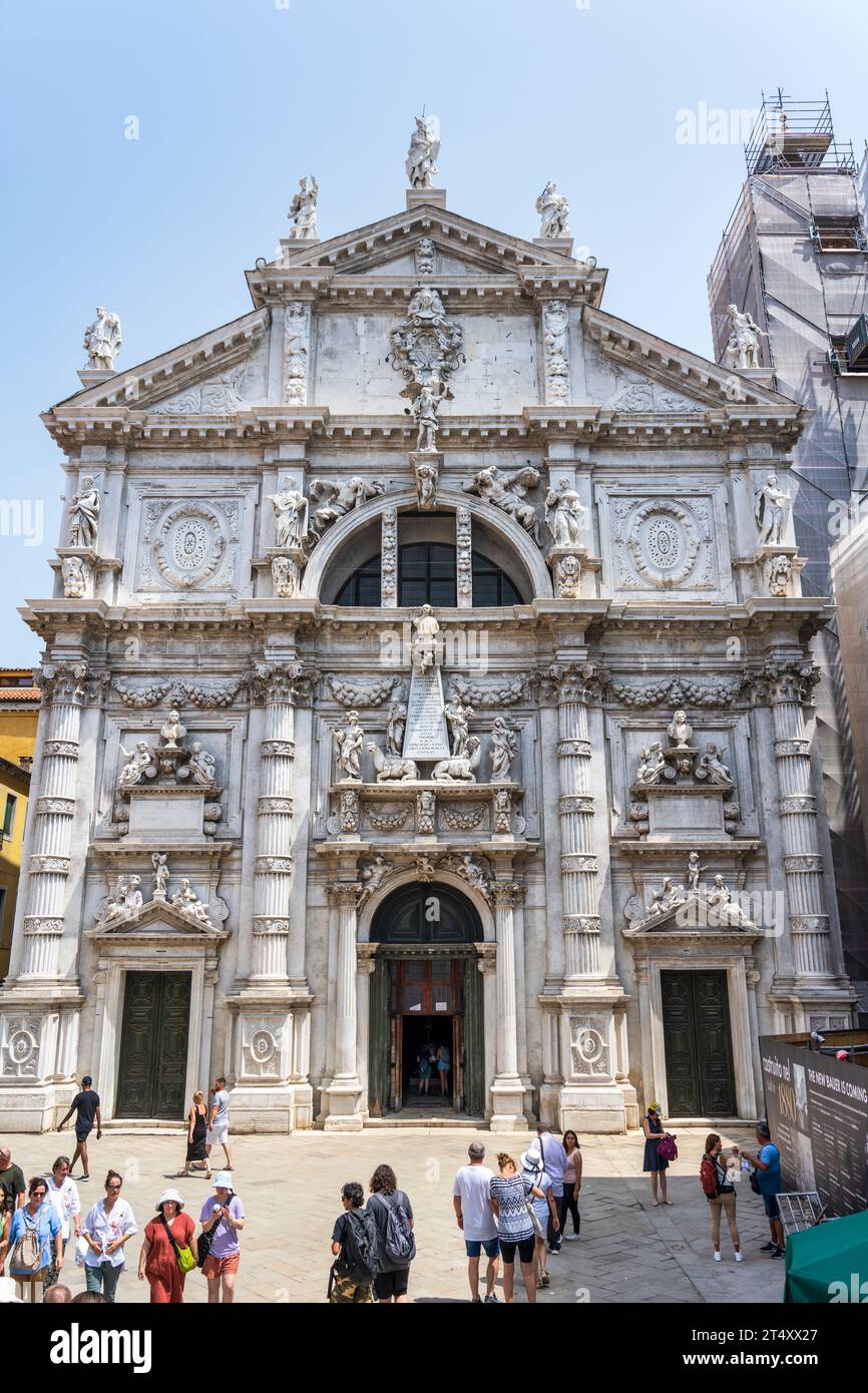 Chiesa Parrocchiale di San Moisè auf dem Campo San Moisè in Venedig, Region Veneto, Italien Stockfoto