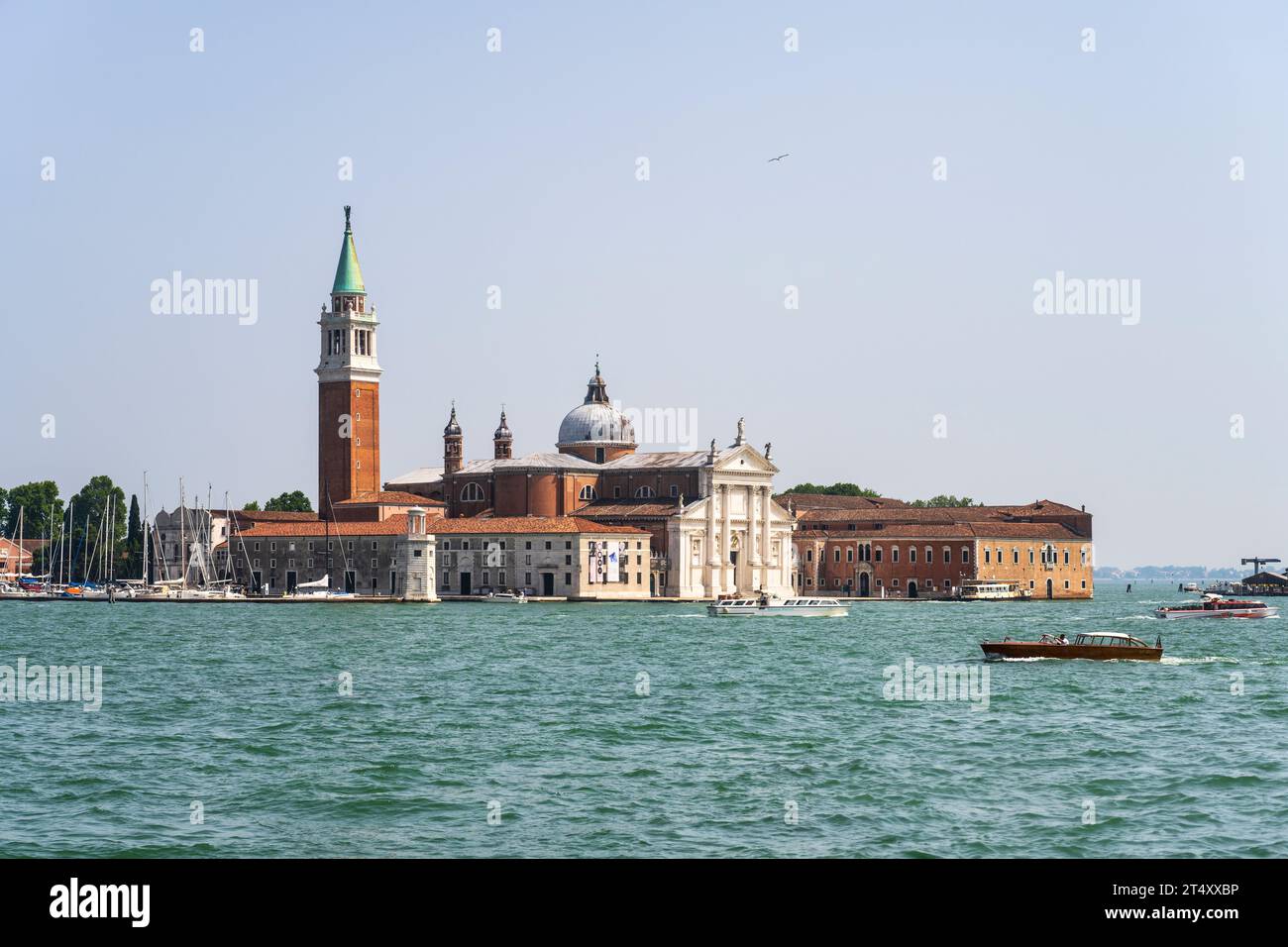 Kirche San Giorgio Maggiore auf der Insel San Giorgio Maggiore in Venedig, Region Veneto, Italien Stockfoto