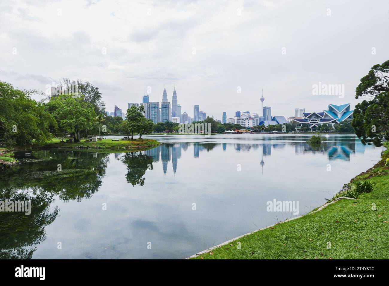 Taman Tasik Titiwangsa (Titiwangsa Lake Park), Kuala Lumpur, Malaysia Stockfoto