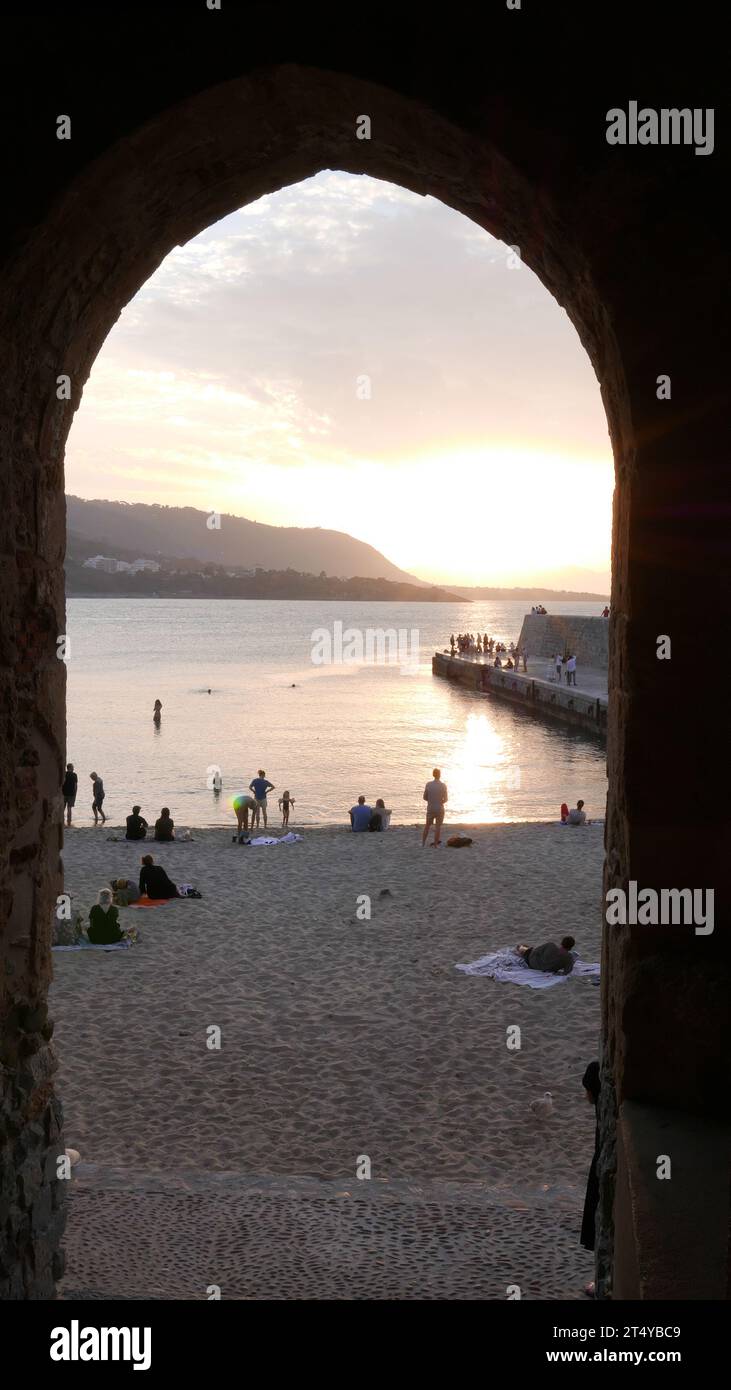 Pescara Gate Cefalù, Sizilien, Italien. 2024 Stockfoto