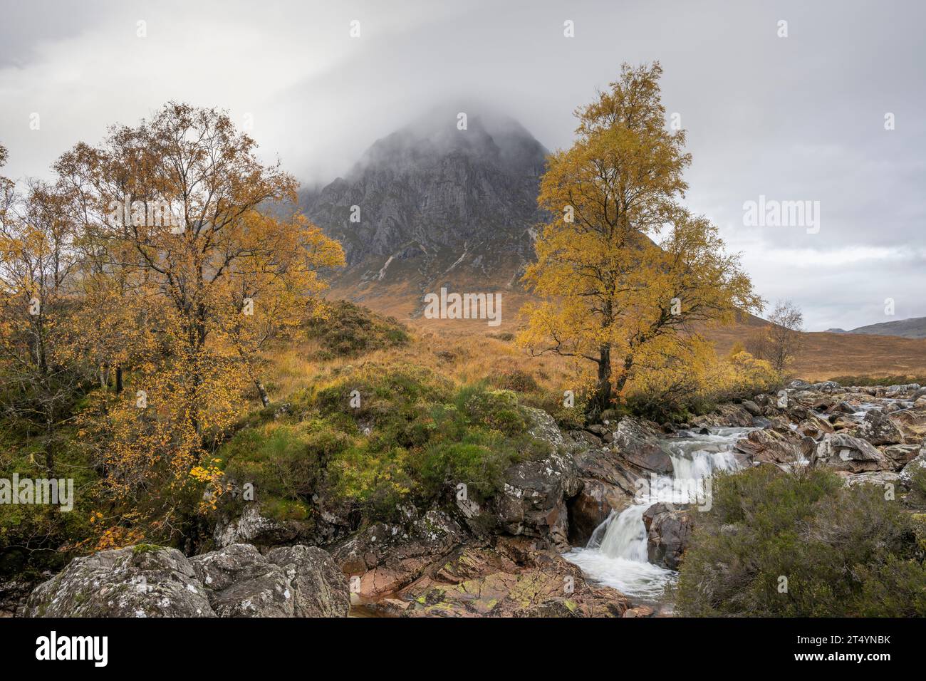 Buachaille Etvie Mor, Glencoe, Highlands, Schottland Stockfoto