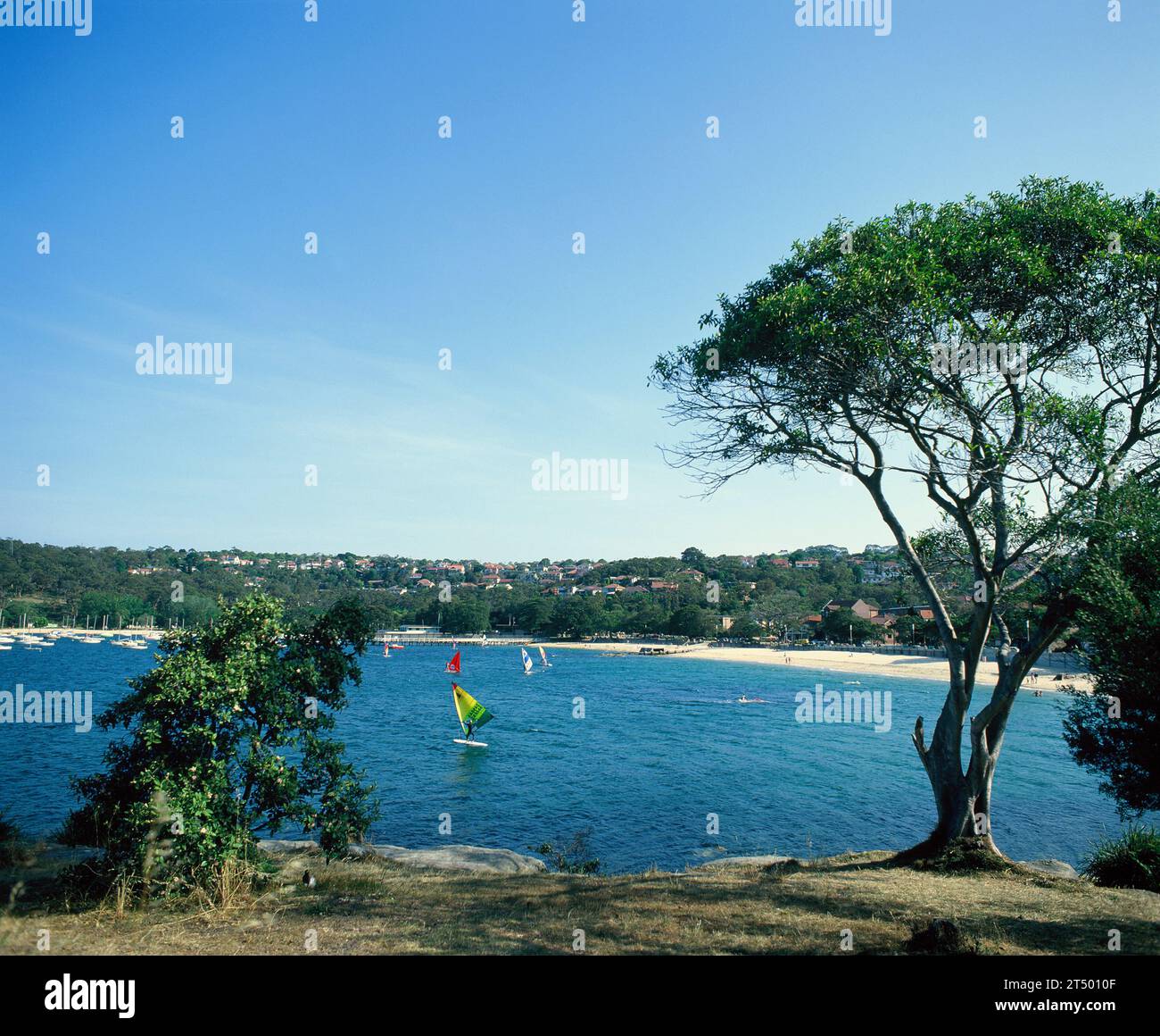 Australien. Sydney. Balmoral Beach. Blick vom Rocky Point. Stockfoto