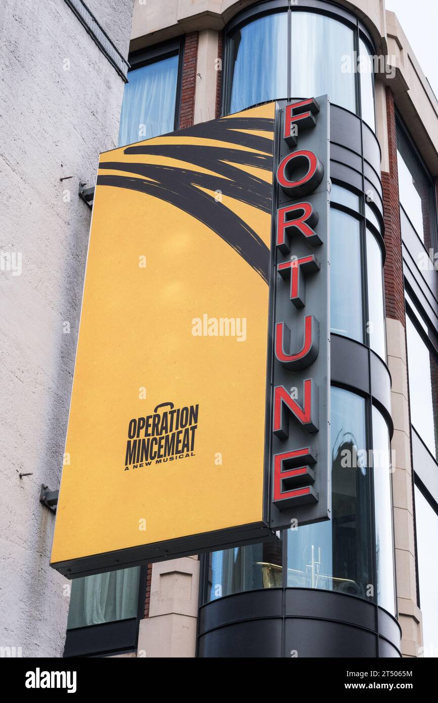 The Fortune Theatre, Russell Street, Covent Garden, London, WC2, England, Großbritannien Stockfoto