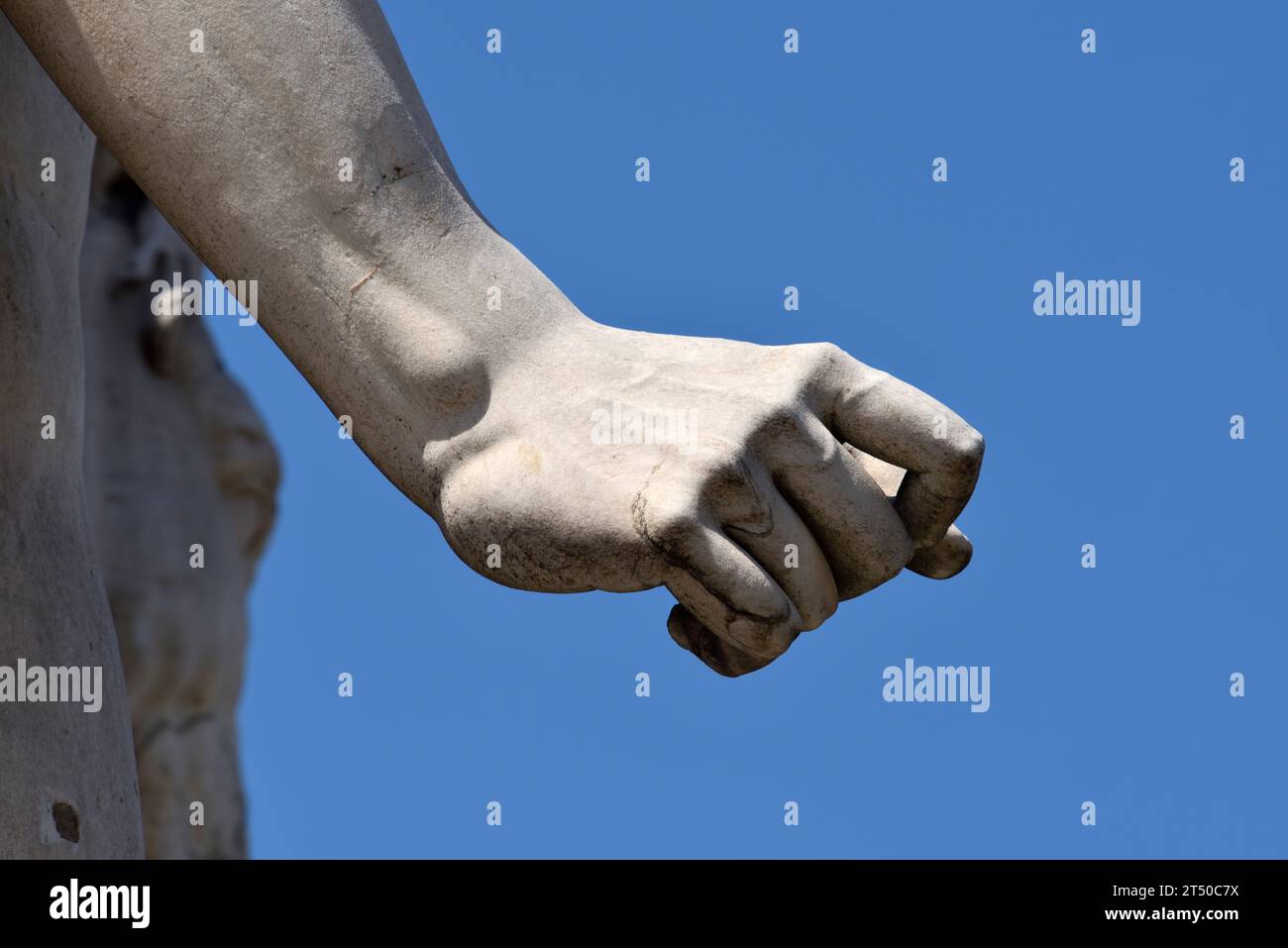 Italien, Rom, Campidoglio, Statue von Pollux Stockfoto