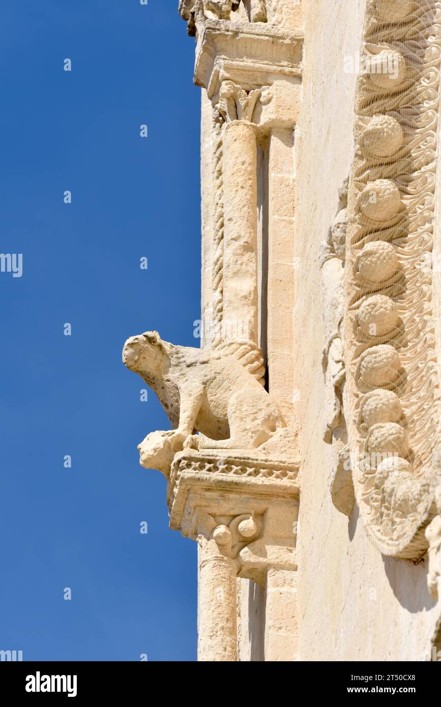 Detail, Kathedrale, Matera, Basilicata, Italien Stockfoto