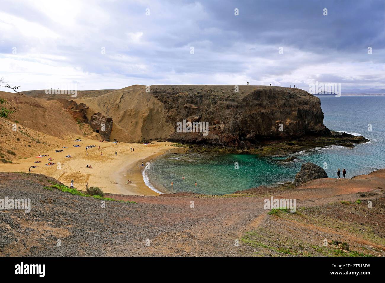 Papagayo Beach, Lanzarote. Vom März 2023 Stockfoto
