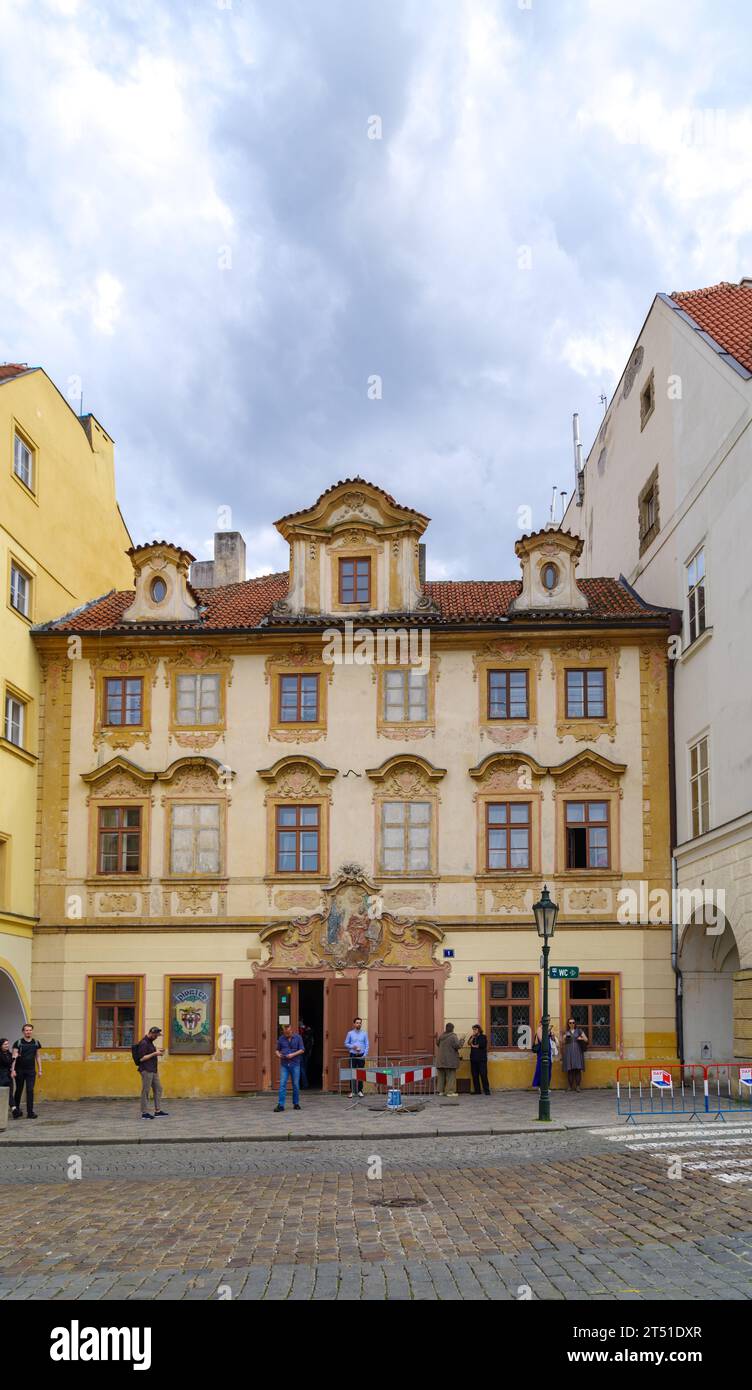 PRAG - 20. MAI 2023: Schönes altes historisches Stadtzentrum der tschechischen Hauptstadt Stockfoto