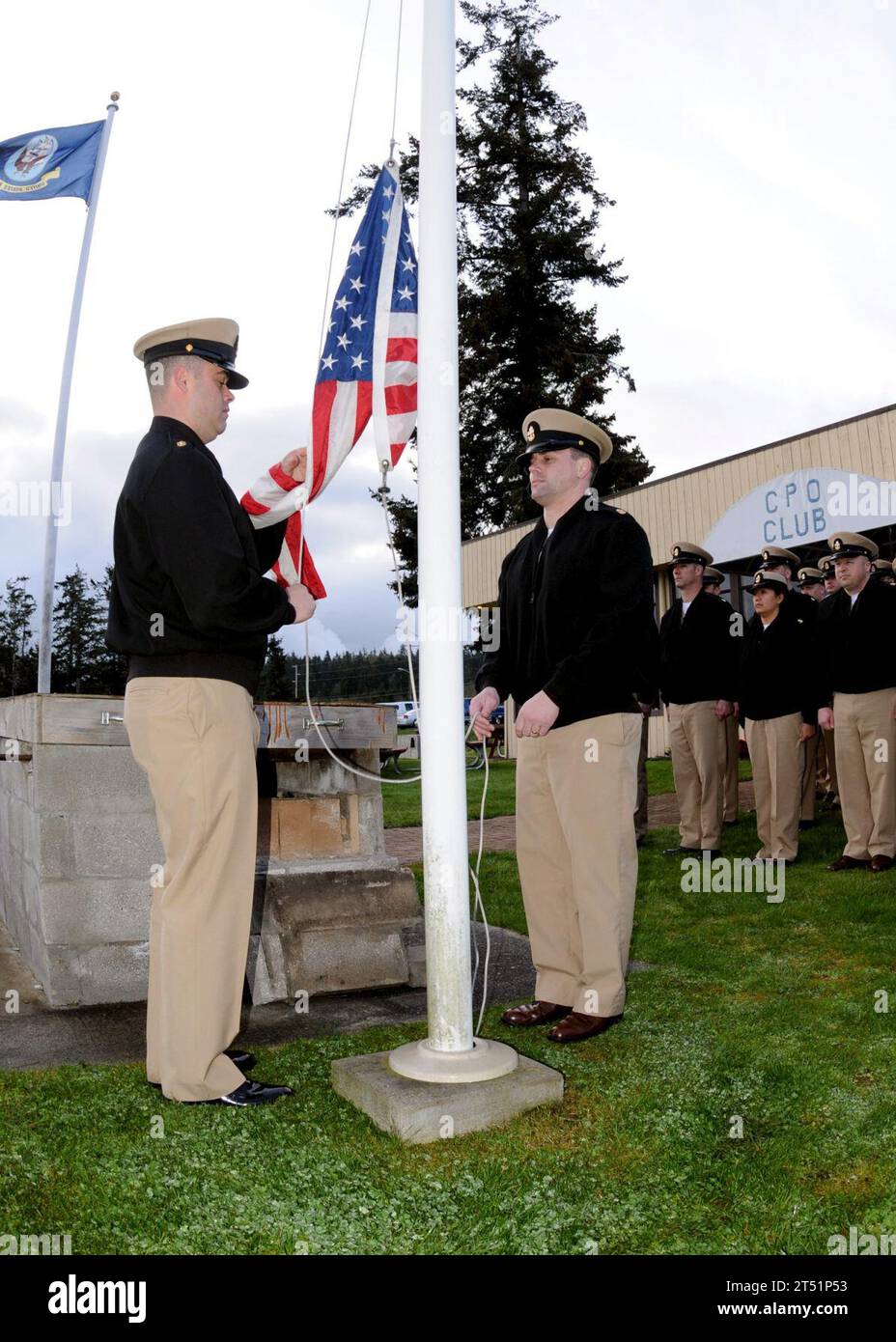 117., Farben, CPO Geburtstag, NAS Whidbey Island, Seeleute, US Navy Stockfoto