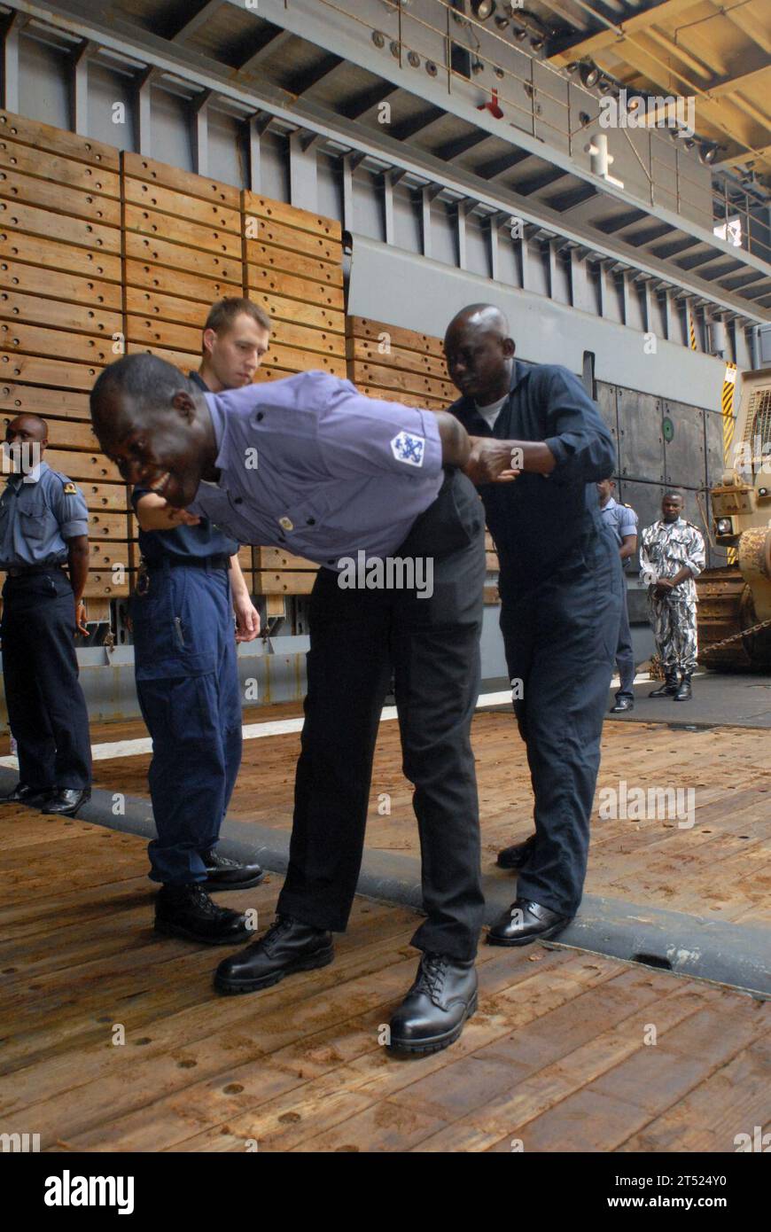 Africa Partnership Station (APS), atlantik, Boarding Operations, Küstenwache, maritimes Bewusstsein, sieben afrikanische Länder, Studenten, internationale Ausbildungsabteilung der US-Küstenwache Stockfoto