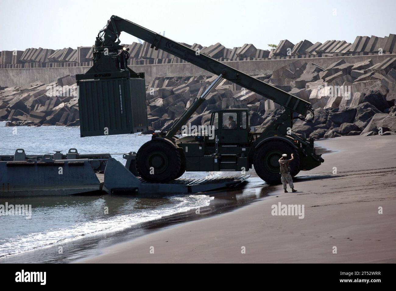 Und Reservetruppen, Armee, Beach Master Unit 1, CPG 3, Guatemala, humanitäre Unterstützung über die Küste (HSOTS), Nationalgarde, Marine, Puerto Quetzal, Team C Stockfoto