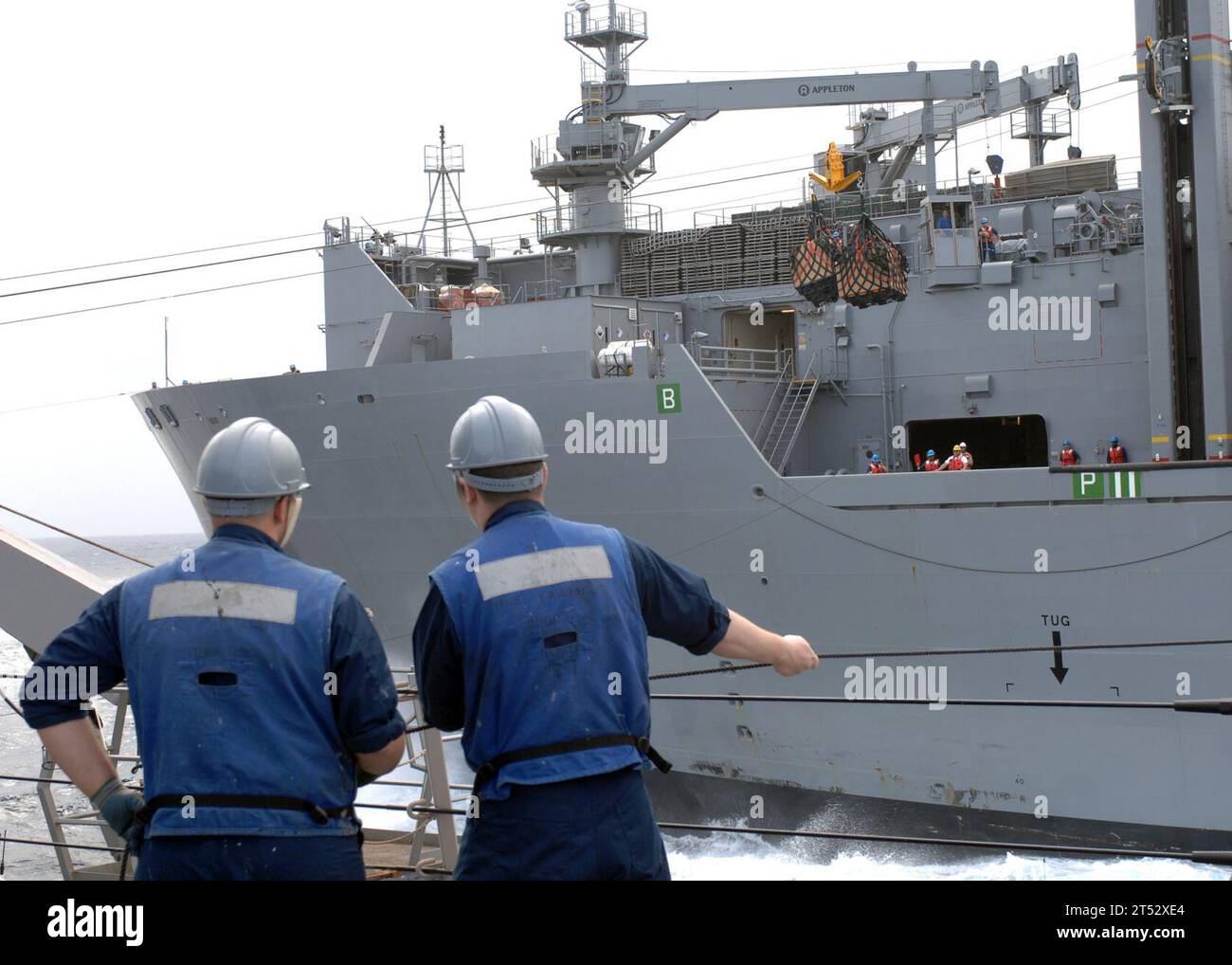 Anti-Piraterie, Combined Task Force 151, CTP-151, Interdiction, UNREP, USS Farragut (DDG 99) Stockfoto