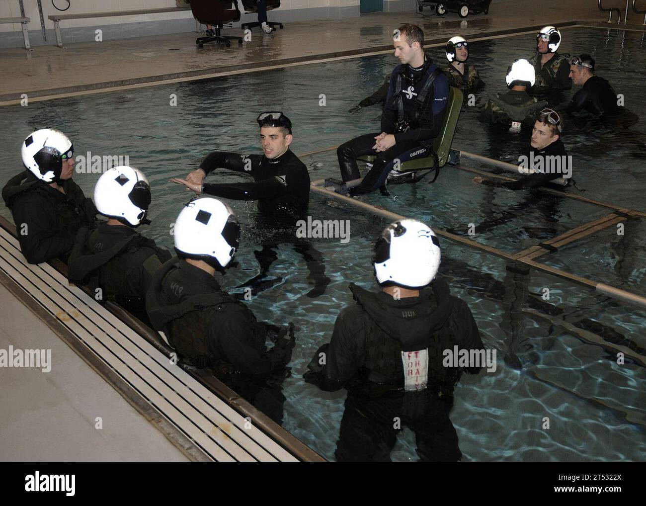 astc, Aviation Survival Training Center, NAS Whidbey Island, Seeleute, Ausbildung, U.S. Navy Stockfoto