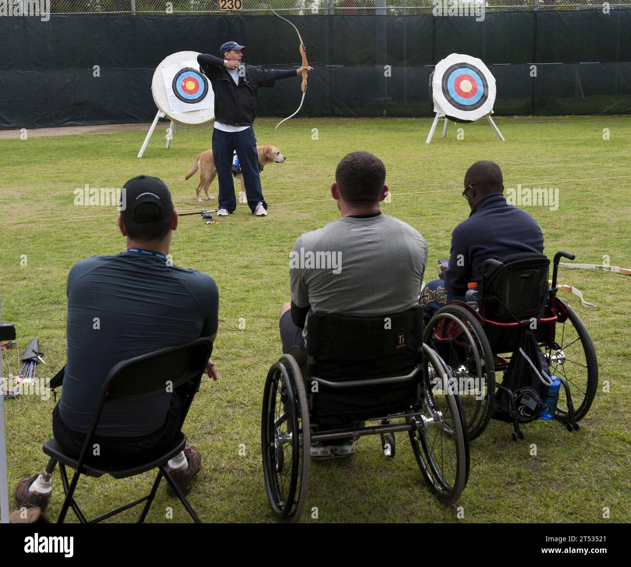 Balboa Naval Medical Center, Medizin, Marine, Paralympic Military Sports Camp, paralympics, U.S. Navy, verwundeter Krieger Stockfoto