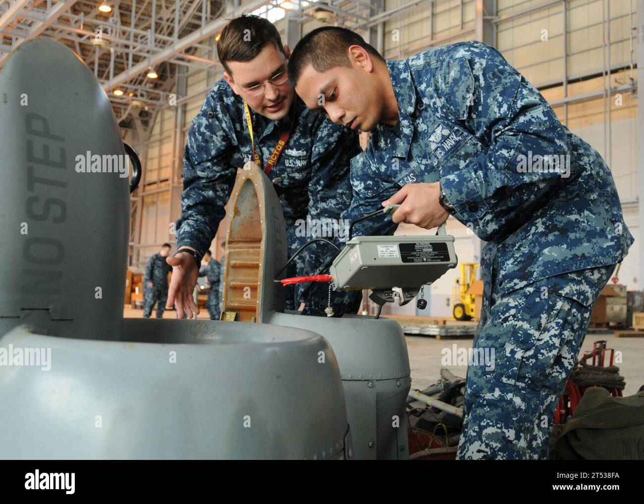 Biologisch, chemisch, Japan, Naval Air Facility Misawa, Marine, nukleare Operation Tomodachi, Strahlung, Training des Radiological Survey Teams, U.S. Navy Stockfoto