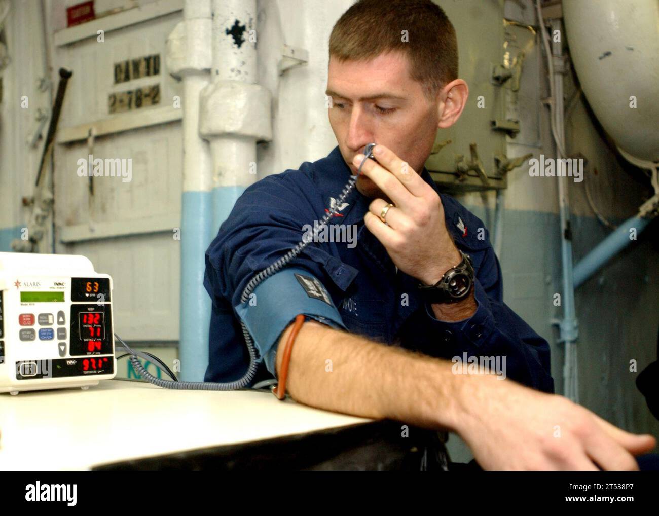 Bluttrieb, Blutdruck, Menschen, Matrose Stockfoto