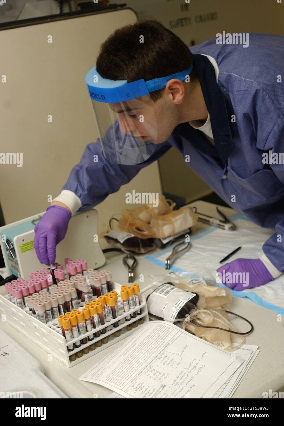 Bluttrieb, Monitor, Leute, Sailor, uss theodore roosevelt Stockfoto