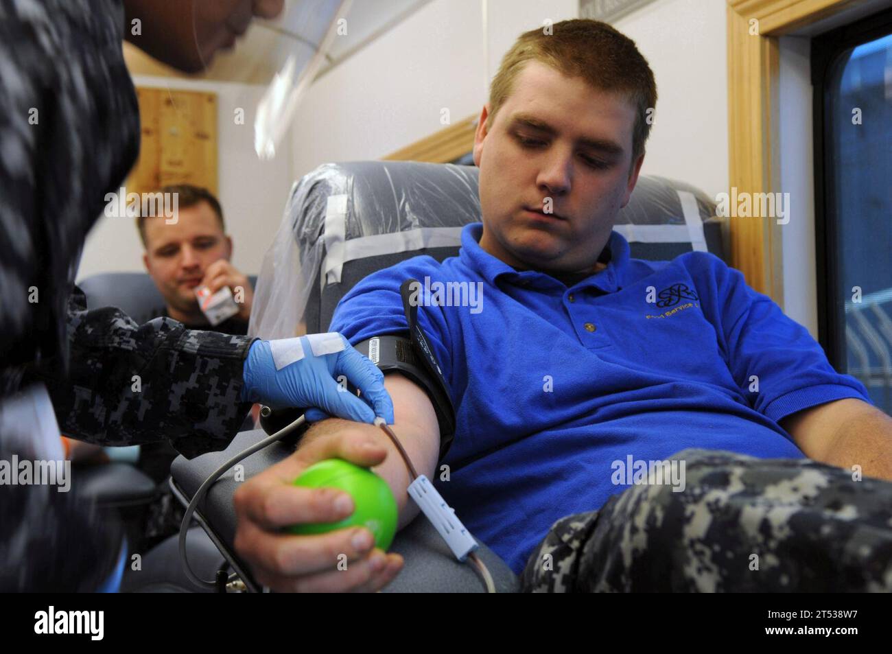 Blood Drive, Sailor, U.S. Navy, USS Ronald Reagan (CVN 76) Stockfoto