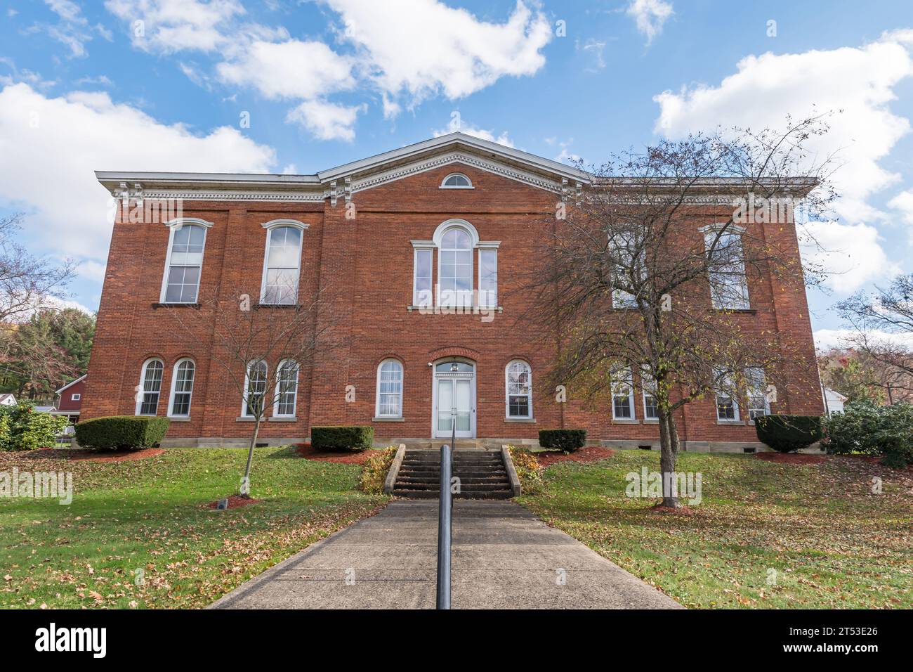 Das Forest County Courthouse in der Elm Street in Tionesta, Pennsylvania, USA Stockfoto