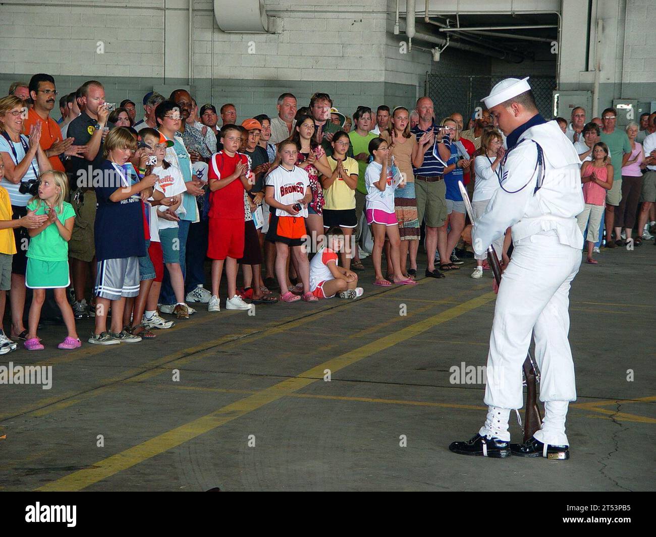 Zeremonienwache, Marinewoche, Schule Stockfoto