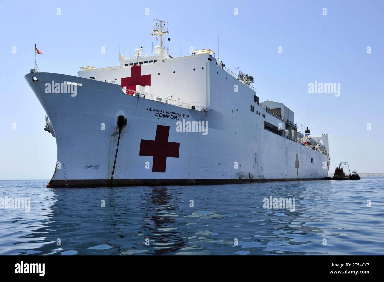 Fortsetzung Versprechen 2011, Krankenhausschiff, militärisches Sealift-Kommando, msc, Paita, Peru, tanken, U.S. Navy Stockfoto