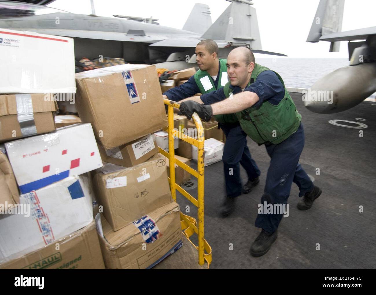 CVN 73, LS, Post, POST, USS George Washington Stockfoto