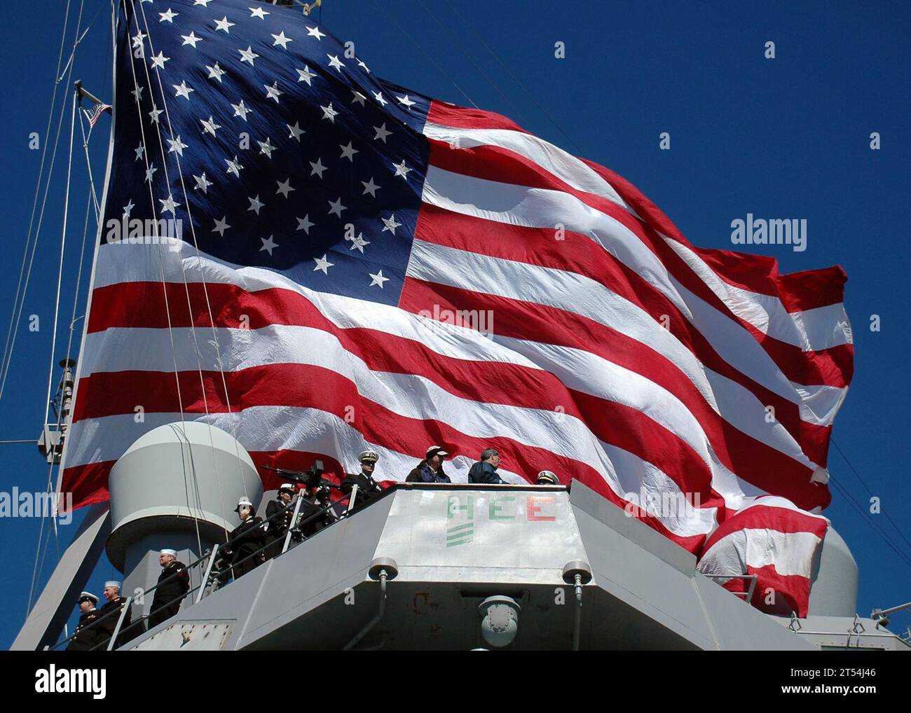 DDG 75, Matrosen, USS Donald Cook Stockfoto