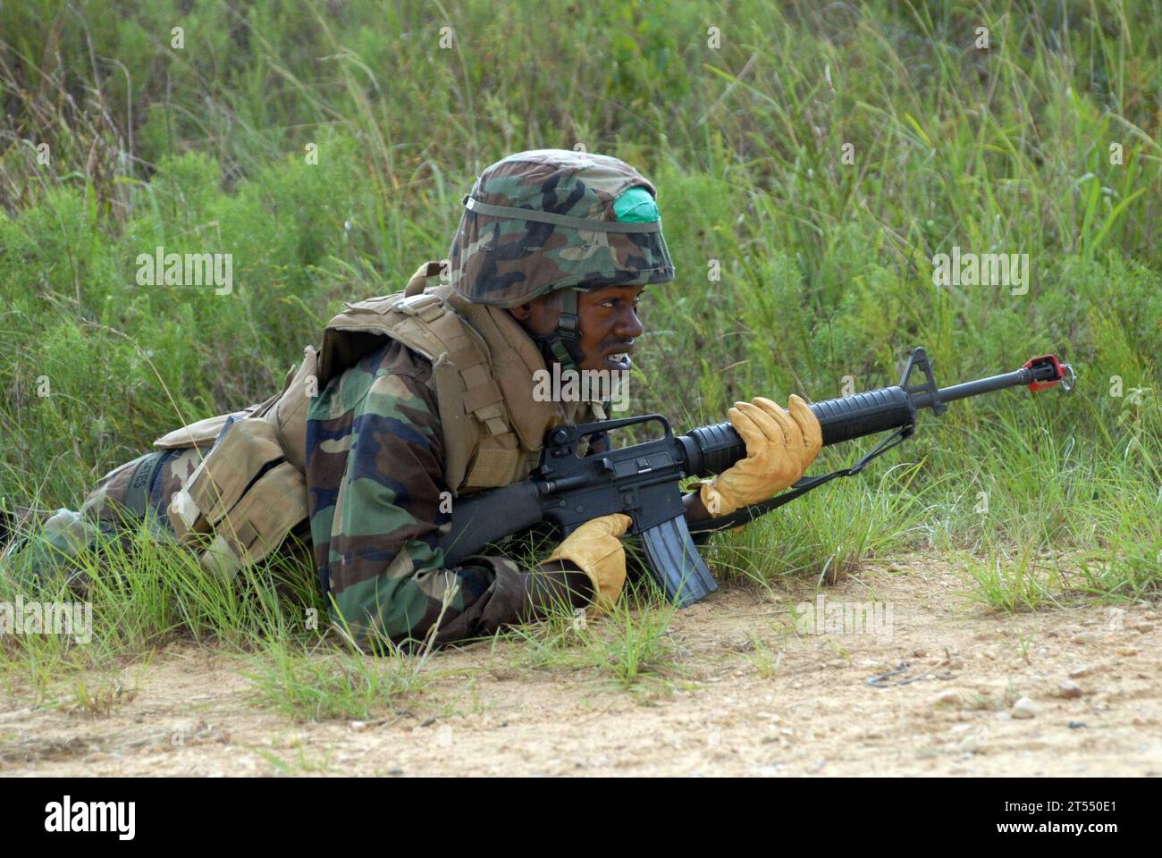 Feldübungen, FTX, mobile Marinebataillone, NMCB-22, SEABEES Stockfoto