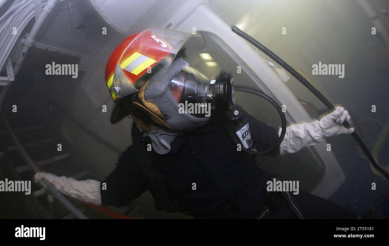Brandbekämpfung, Leute, Training Stockfoto