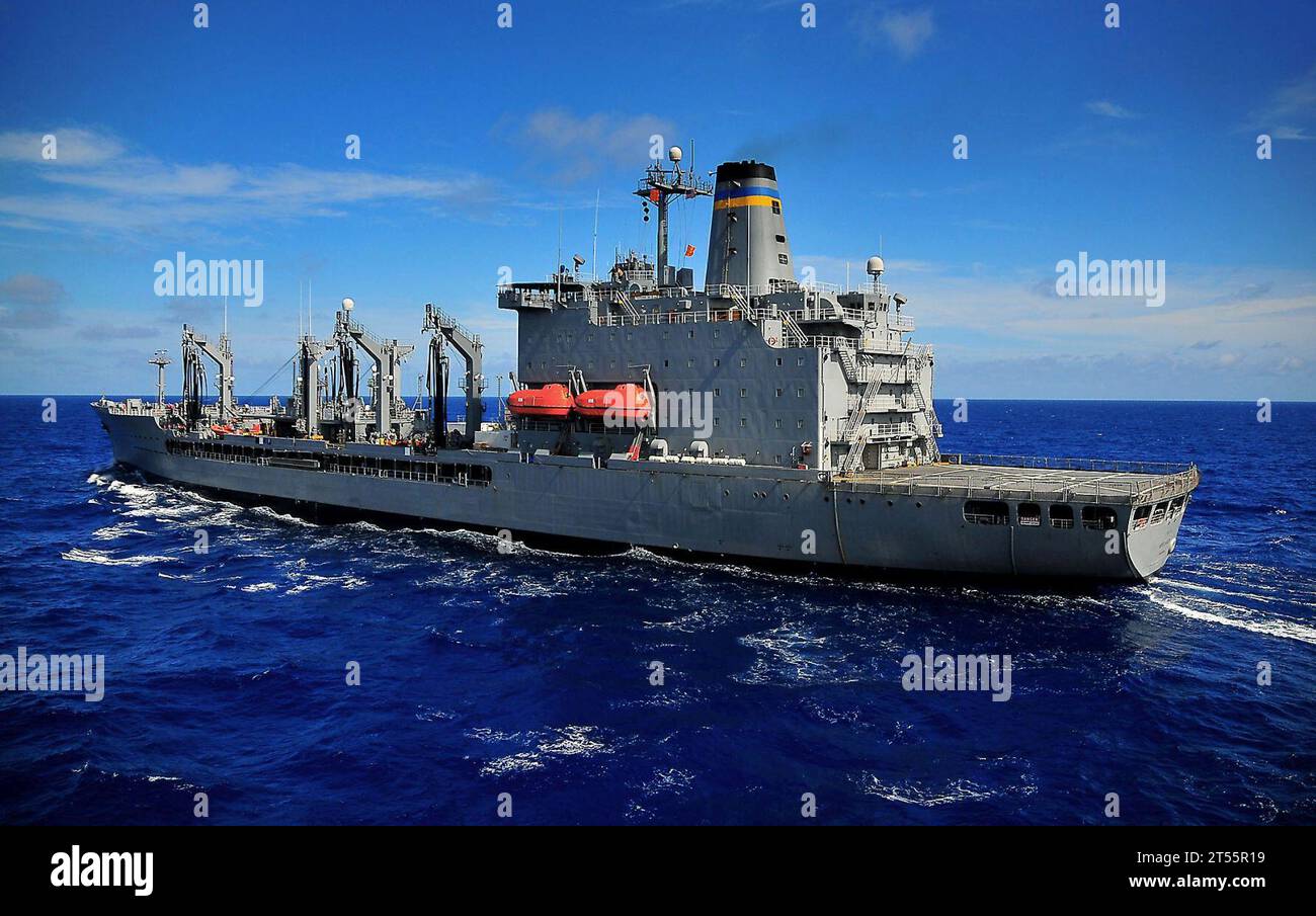 Lake Champlain, militärisches Sealift-Kommando, Marine, Öler, t-ao 187, USNS Stockfoto