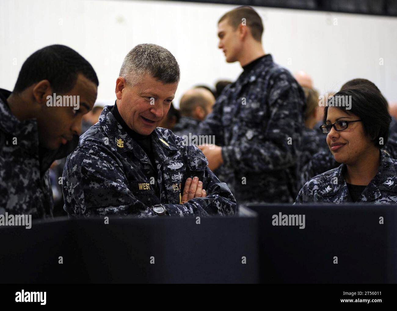 MCPON, Mentoring, TR, uss theodore roosevelt cvn 71 Stockfoto