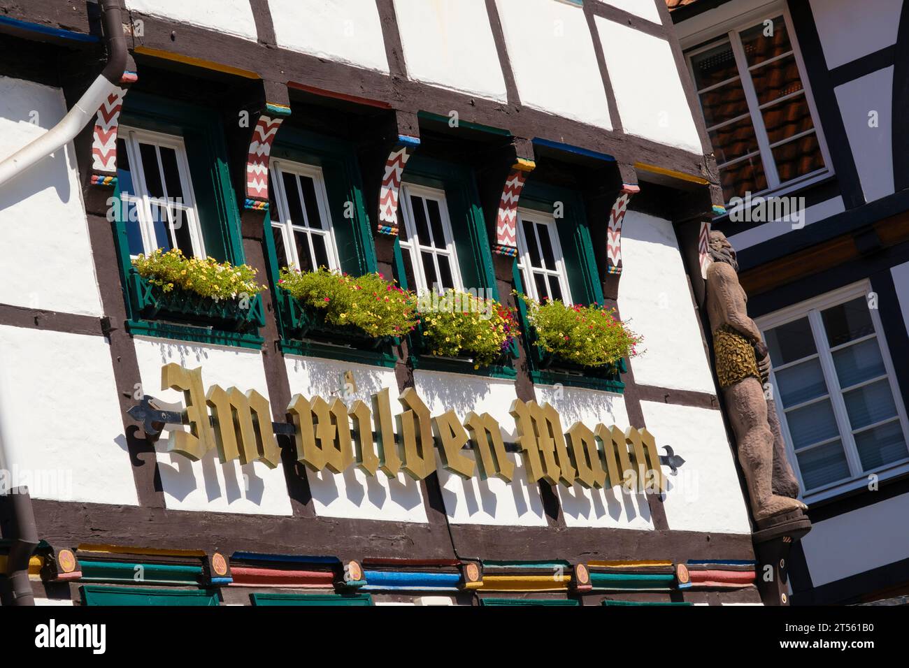 Fachwerkhäuser in der Altstadt von Soest Stockfoto