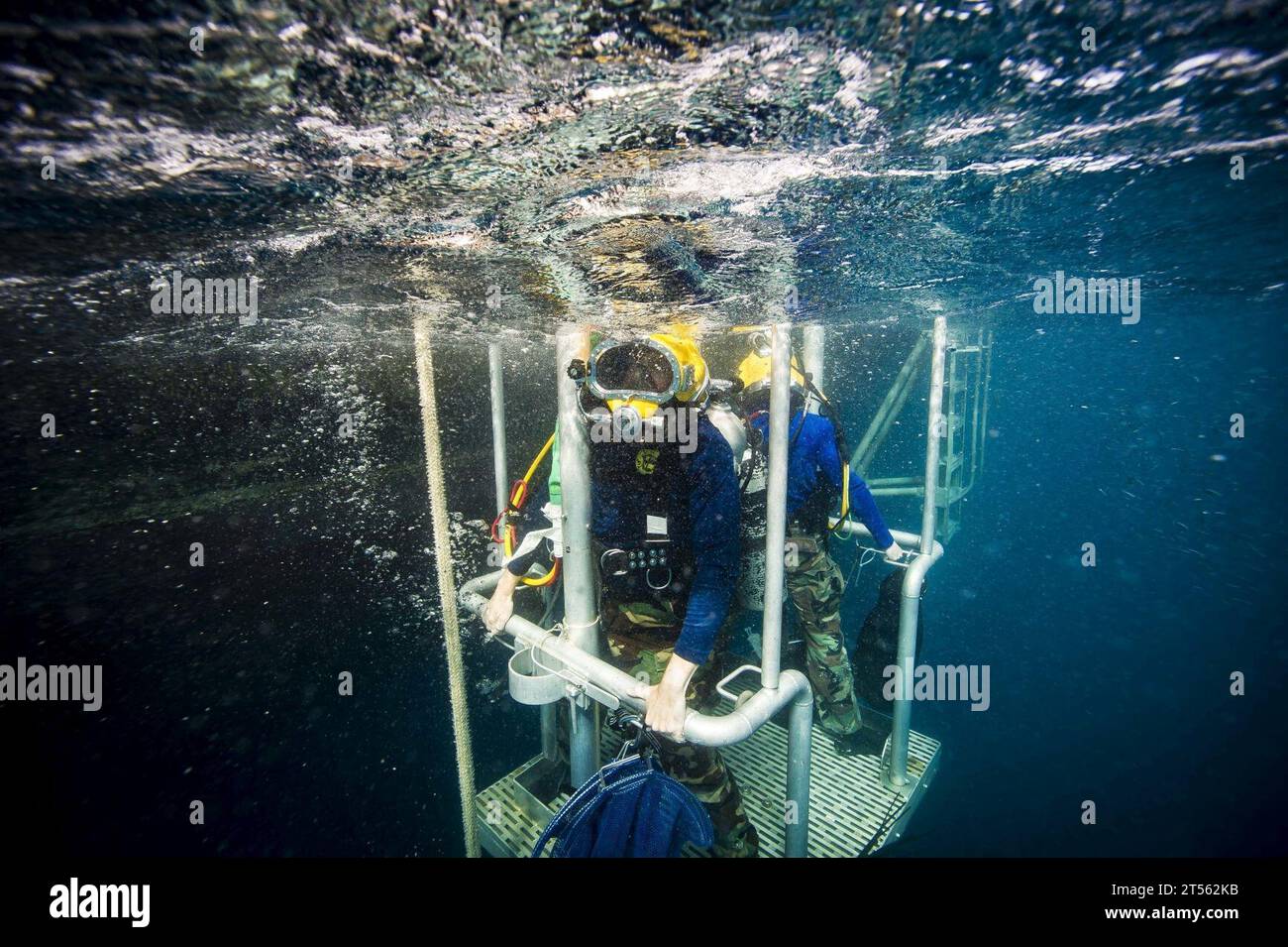 Mobile Diving and Salvage Unit (MDSU) 1, POW/MIA, USNS Salvor (T-ARS-52) Stockfoto