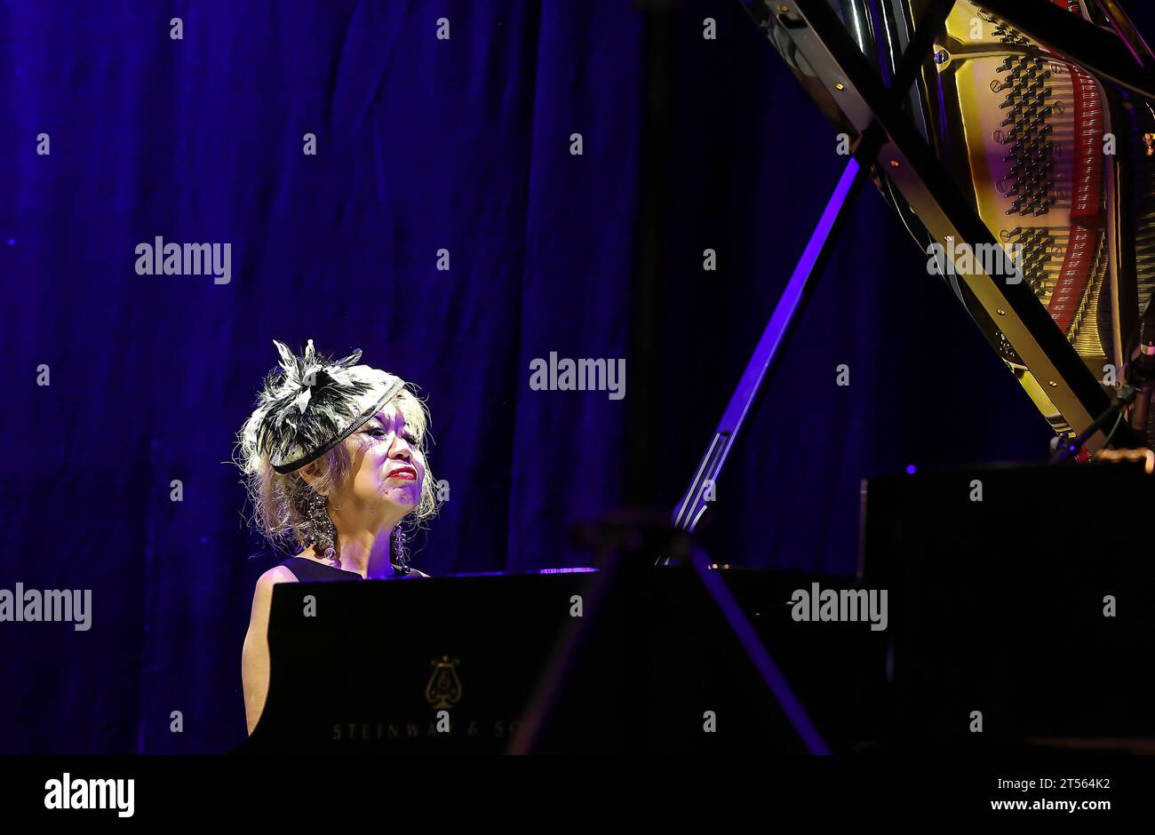 Konzert von Aki Takase und Alexander von Schlippenbacht, im Haus der Berliner Festspiele Berlin Jazzfest 2023 Berlin Aki Takase Klavier Alexander von Schlippenbach Klavier *** Konzert von Aki Takase und Alexander von Schlippenbacht, im Haus der Berliner Festspiele Berlin Jazzfest 2023 Berlin Aki Takase Klavier Alexander von Schlippenbach Klavier Stockfoto