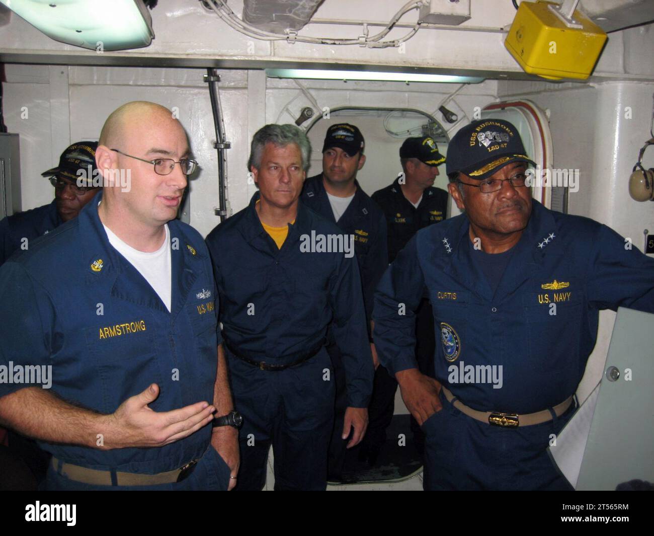 Marine Surface Forces, USS Rushmore, vip Stockfoto