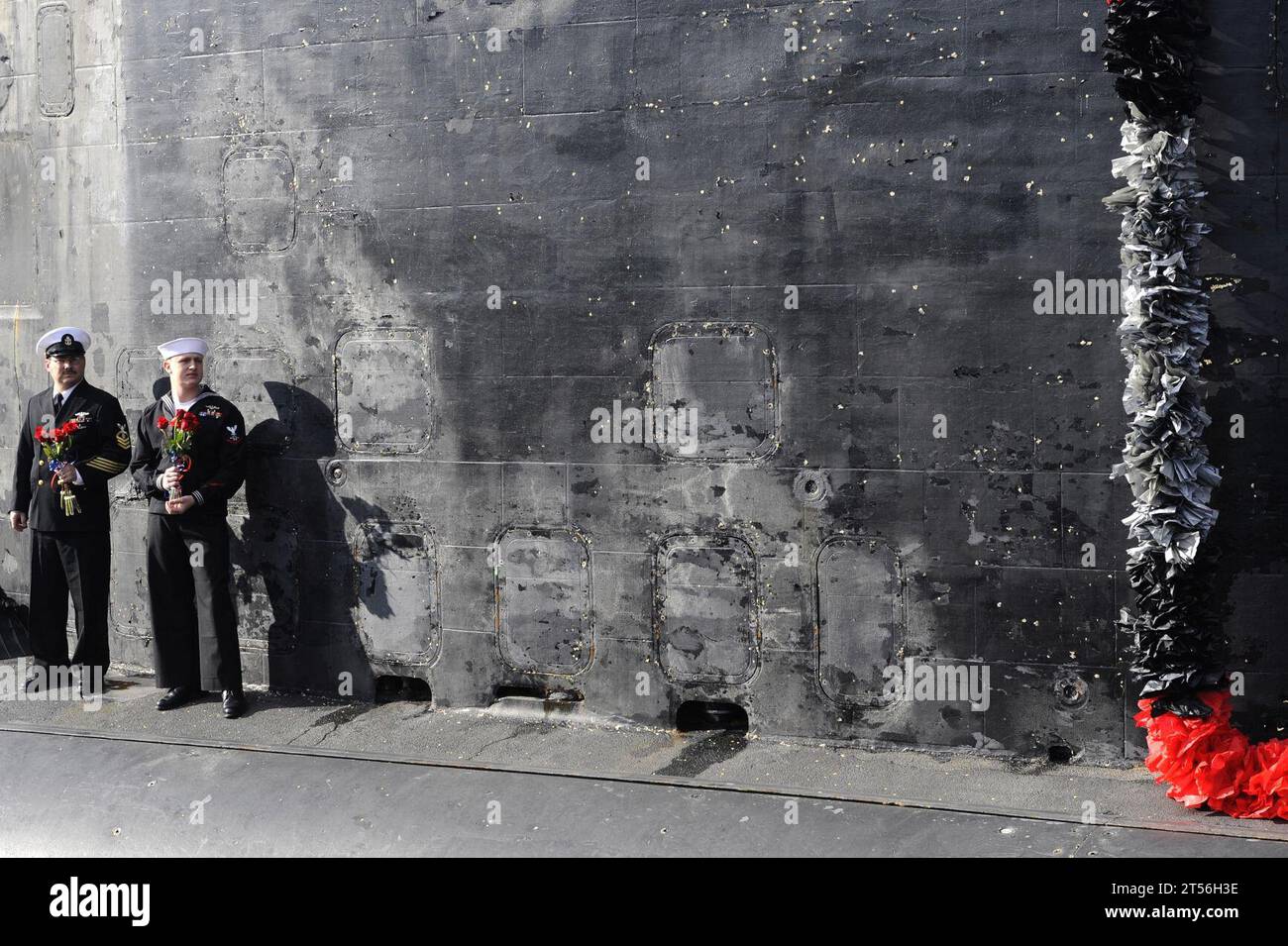 Sailors, U-Boot, USS San Juan (SSN 751) Stockfoto