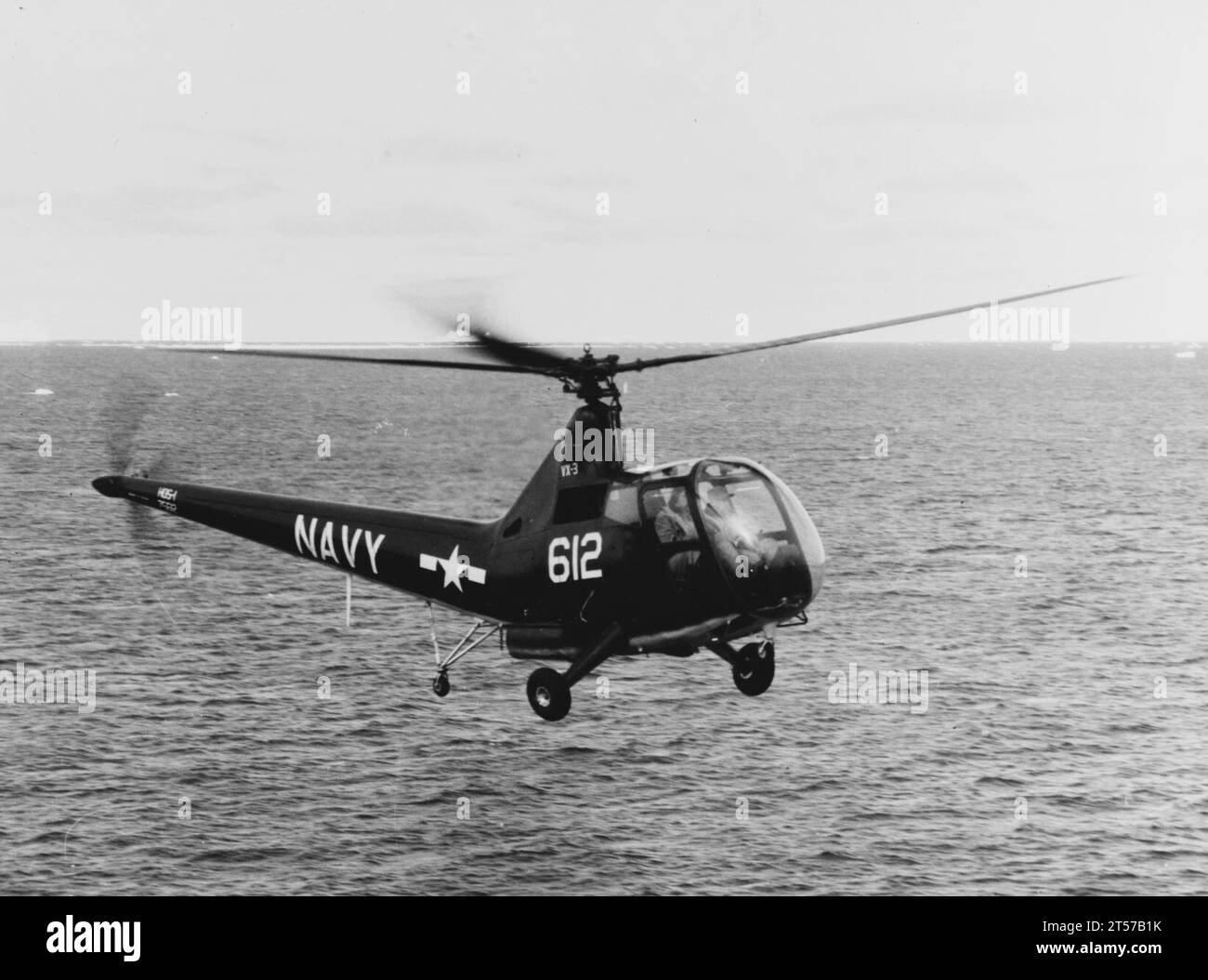 US Navy Sikorsky HOS-1 im Flug im Januar 1947.jpg Stockfoto