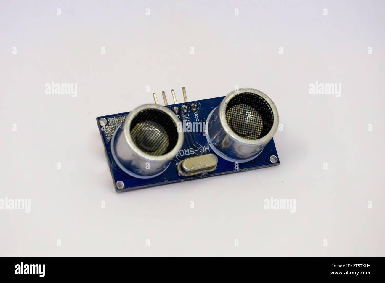 Ultraschallsensor HC-SR04 für einen Arduino Stockfoto