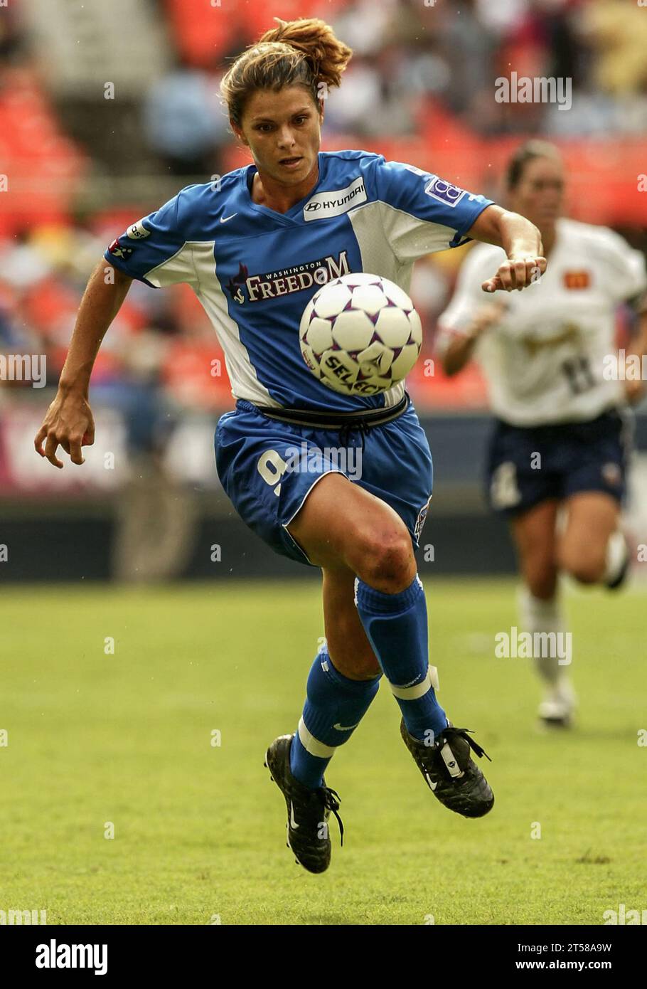 Mia Hamm, Washington Freedom, 7/27/2002 Stockfoto