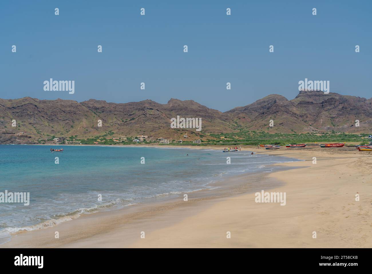Der Schildkrötenstrand von Sao Pedro auf der Insel Sao Vicente, Kap Verde Stockfoto