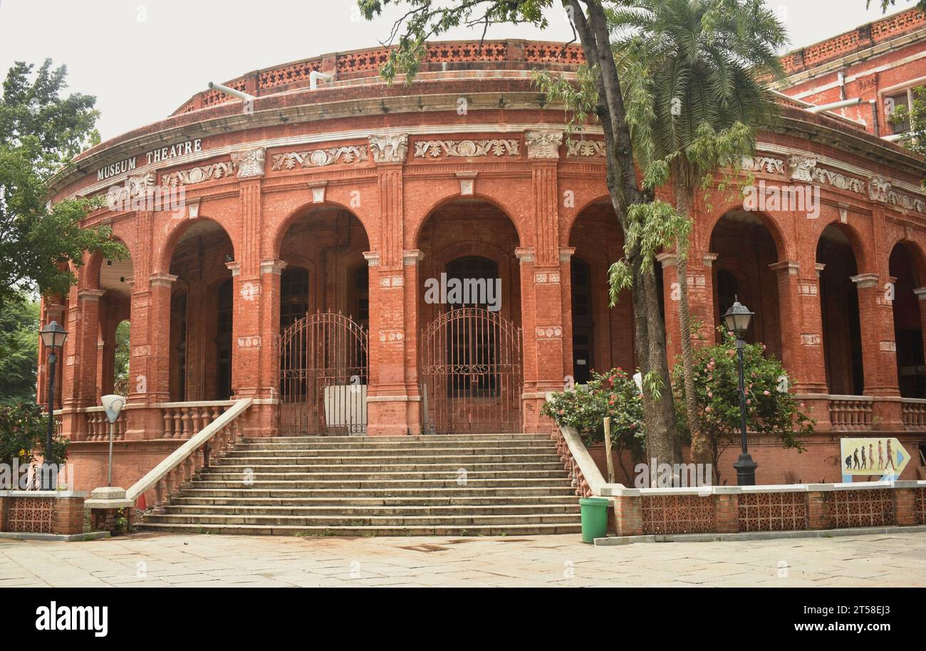 Museumstheater im Chennai Government Museum, Tamil Nadu, Indien Stockfoto