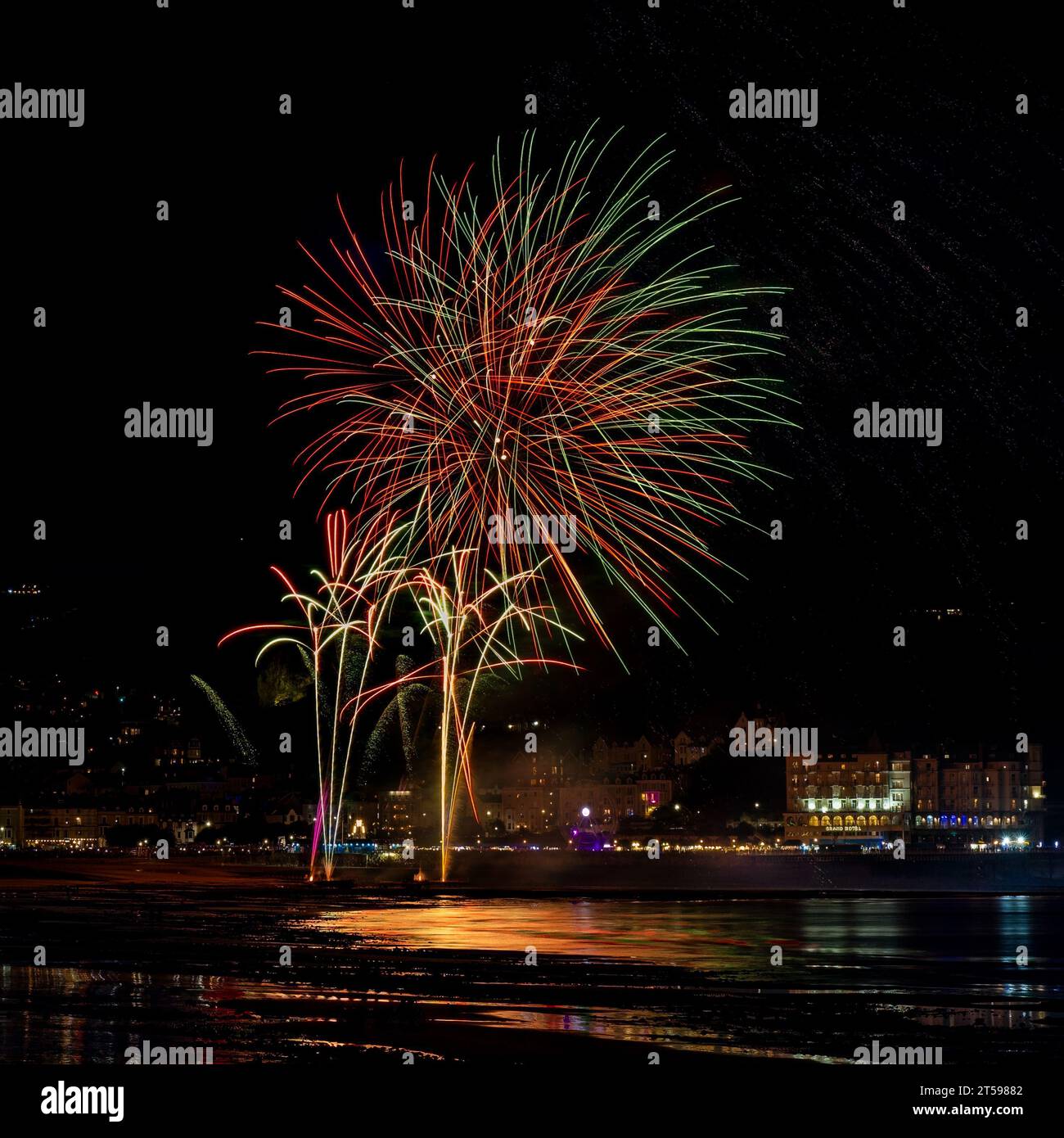 Feuerwerk Stockfoto