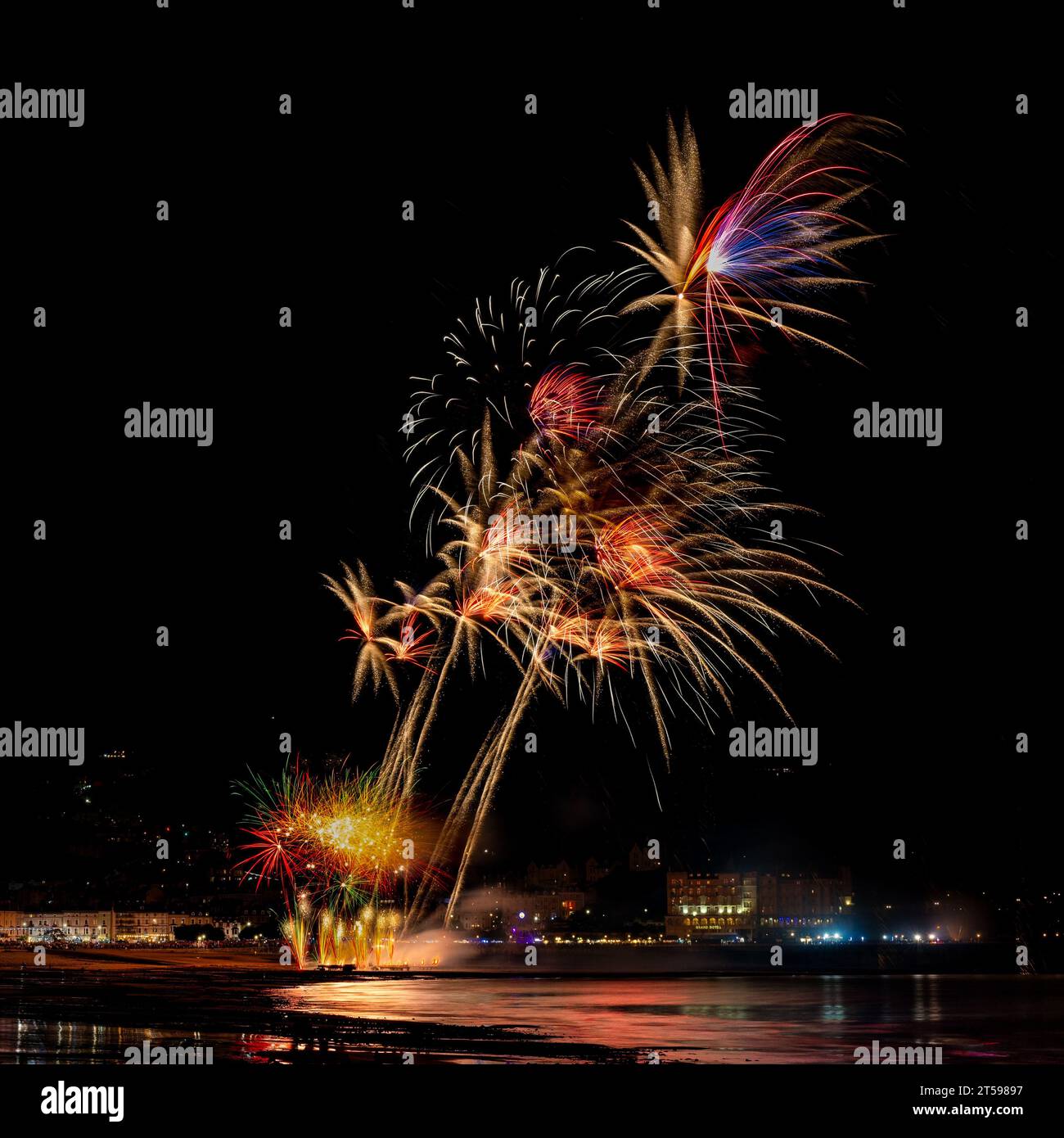 Feuerwerk Stockfoto