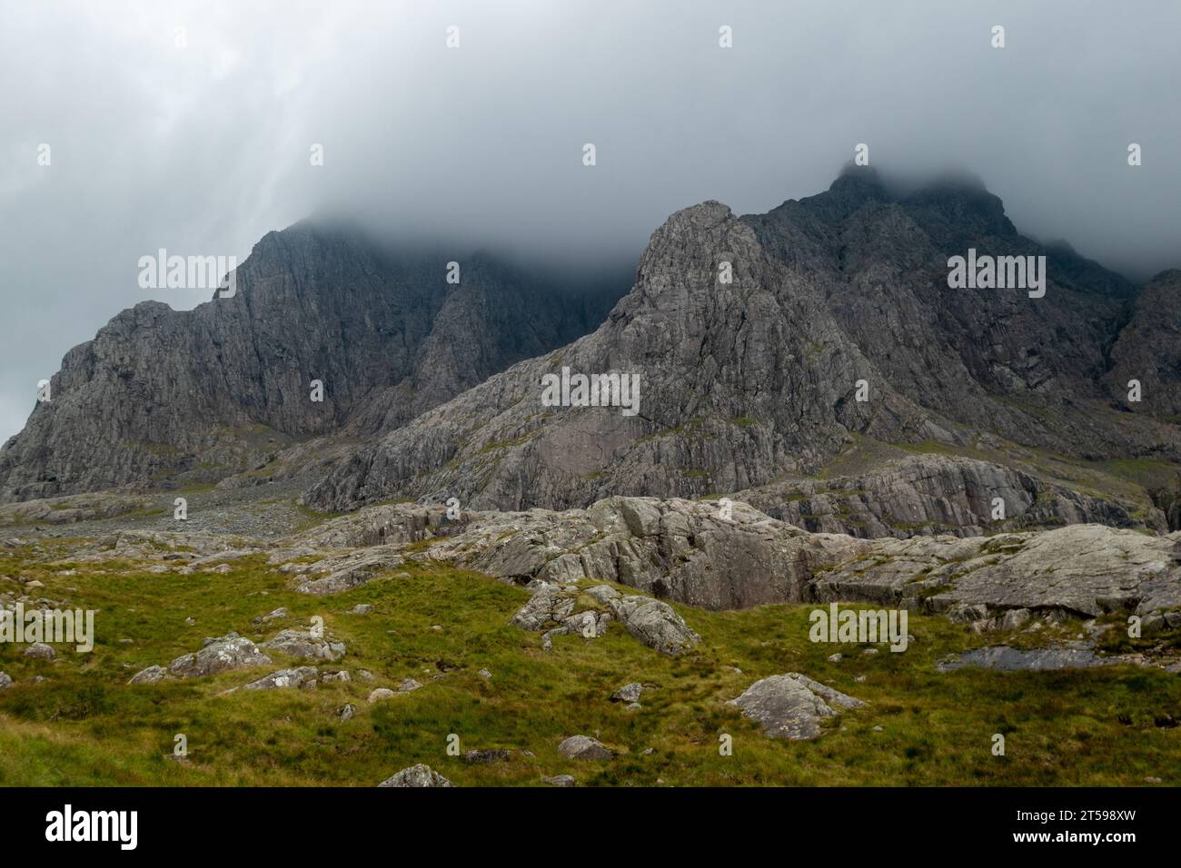 Die Landschaft Schottlands mit dem Berg Ben Nevis Stockfoto